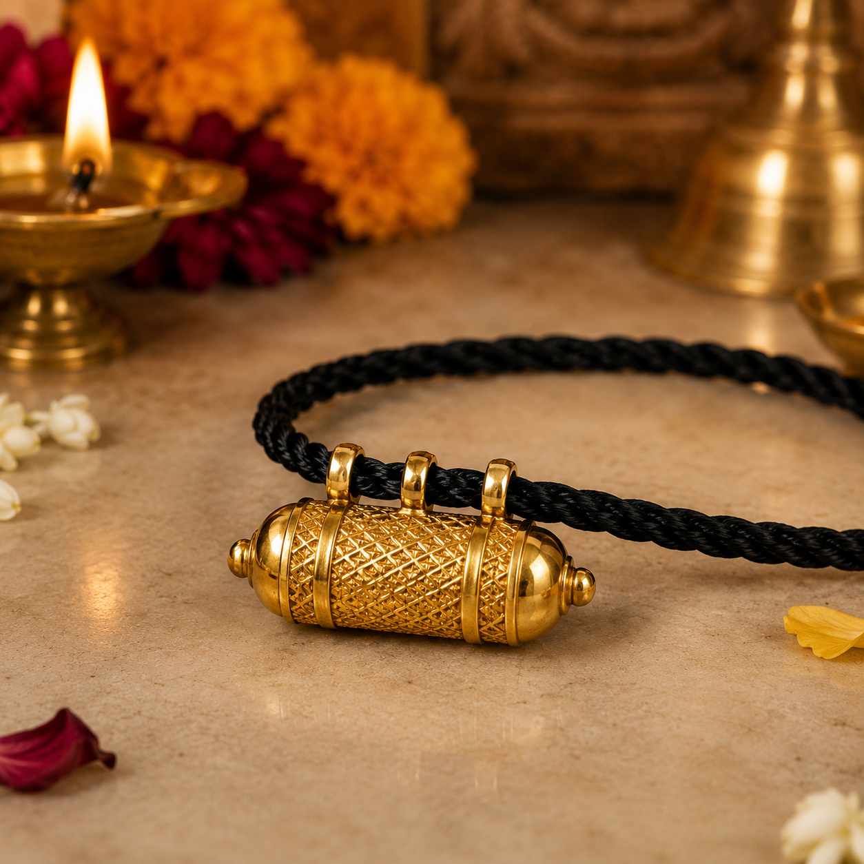 Dhanvantari Kavach Amulet | Vedic Healing Charm | Ashtdhatu Amulet  3